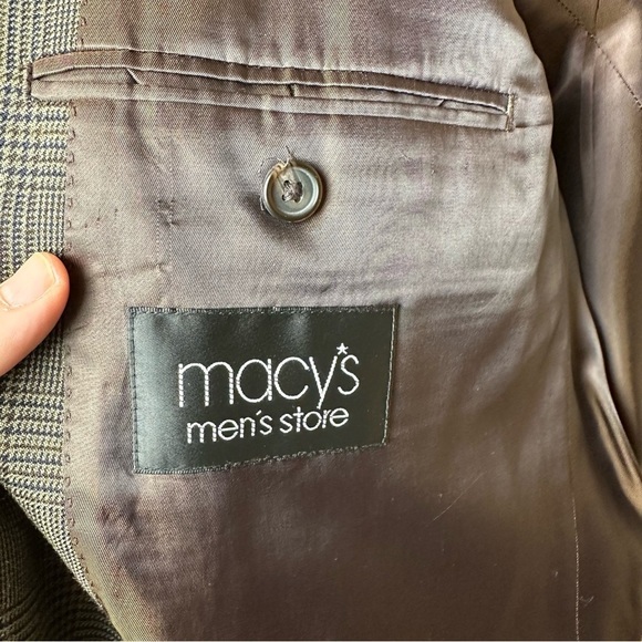 LRL Ralph Lauren 100% Wool Heritage Houndstooth Blazer Jacket Sport Coat 46 Long - Picture 8 of 16